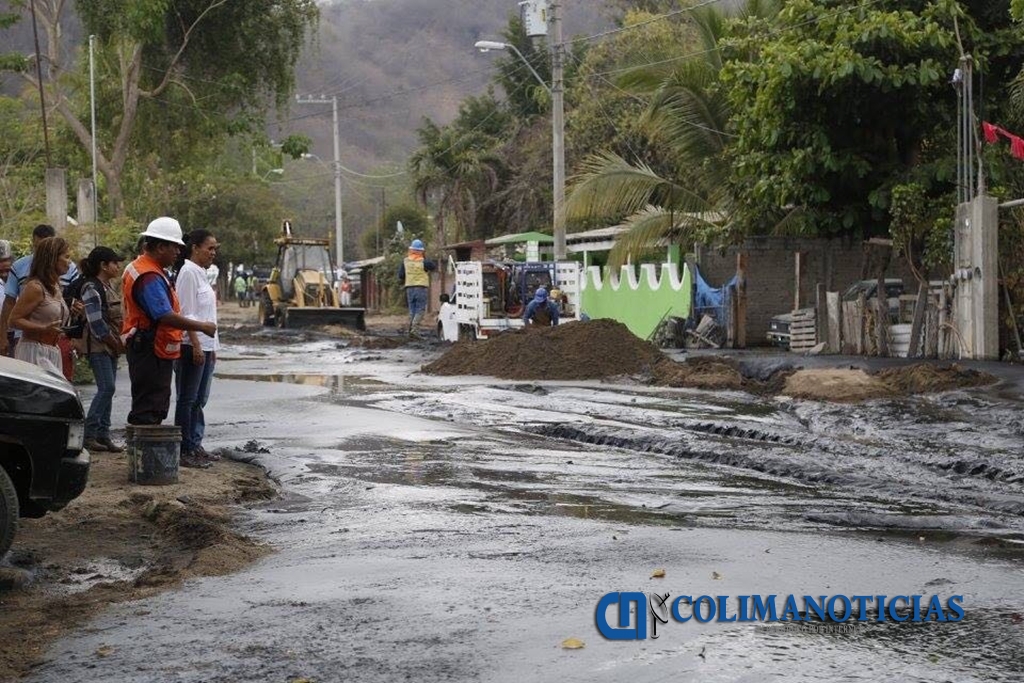 Colapsa tubería de Peña Colorada, toneladas de mineral cubren ... - colimanoticias