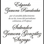ESQUELA SAZAGO