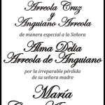 ESQUELA SRA MARIA CRUZ ANGUIANO