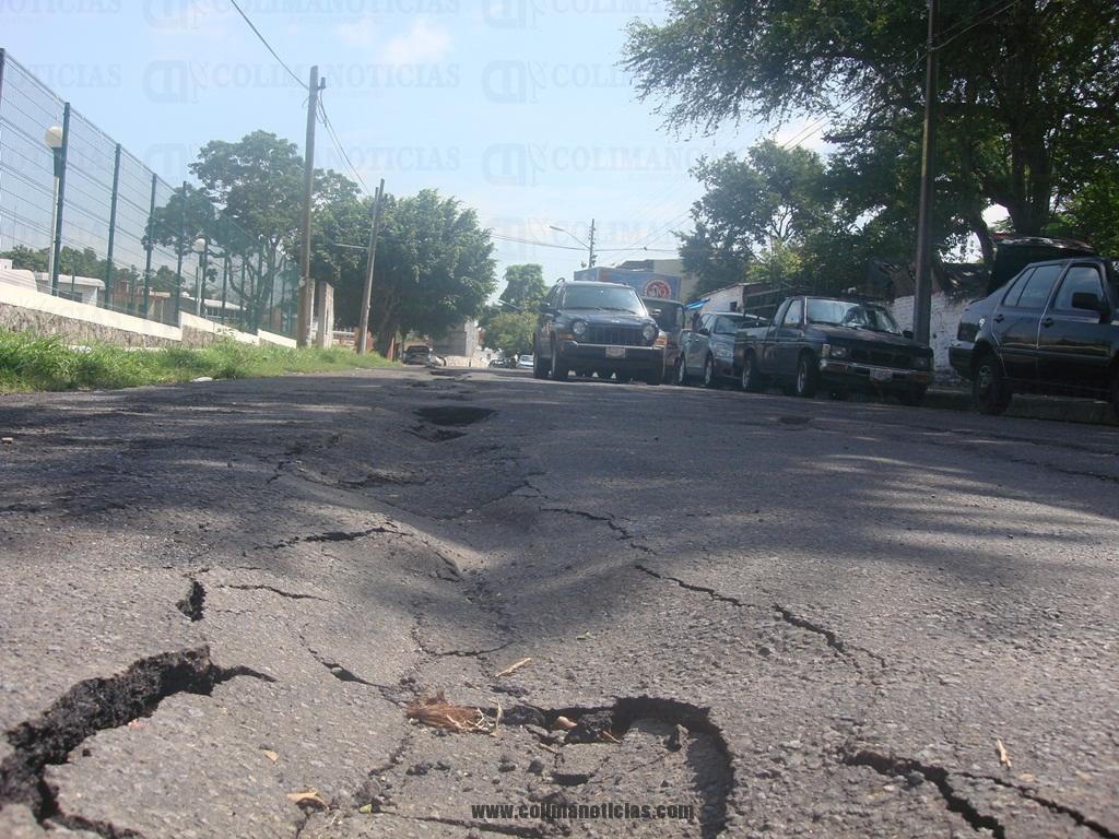 calle hundimiento