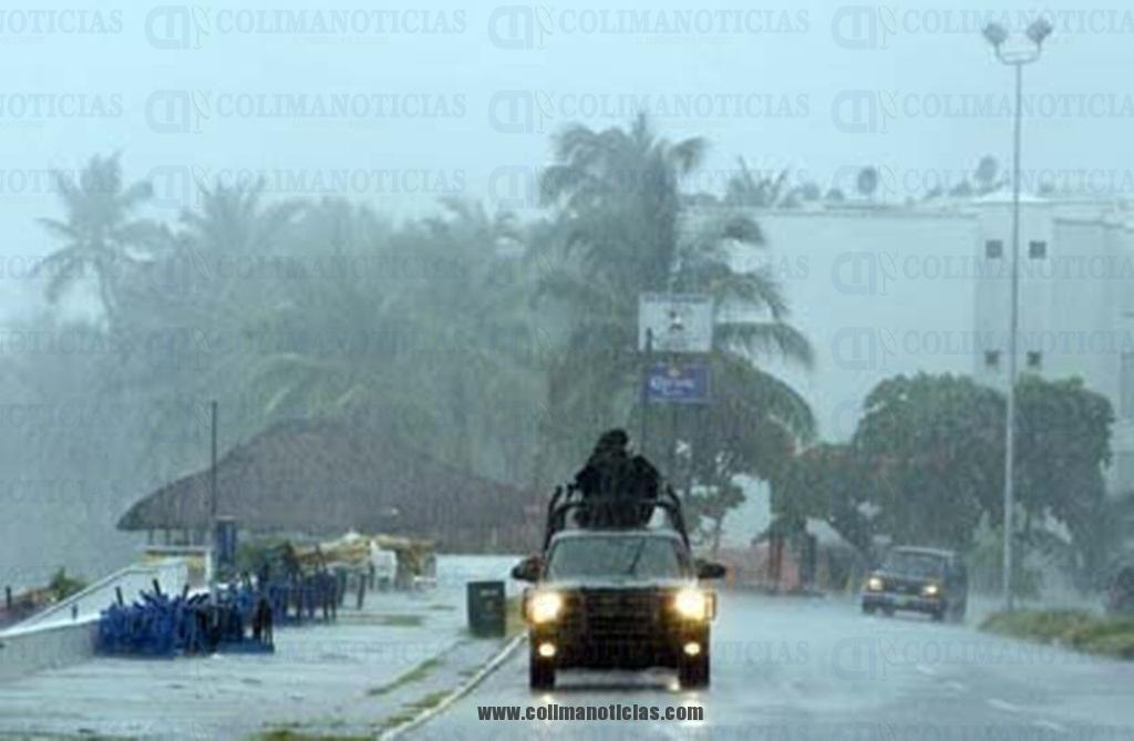 lluvia manznaillo policia
