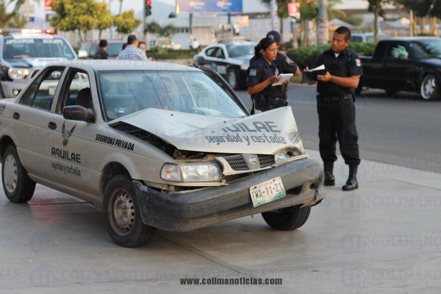 Unidad de Seguridad Privada implicada en encontronazo