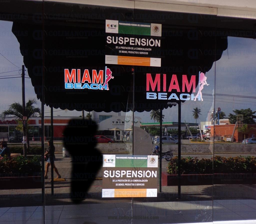 miami beach suspension