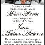 ESQUELA PROFR.JUAN MESINA ALATORRE