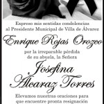 ESQUELA SRA. JOSEFINA ALCARAZ TORRES