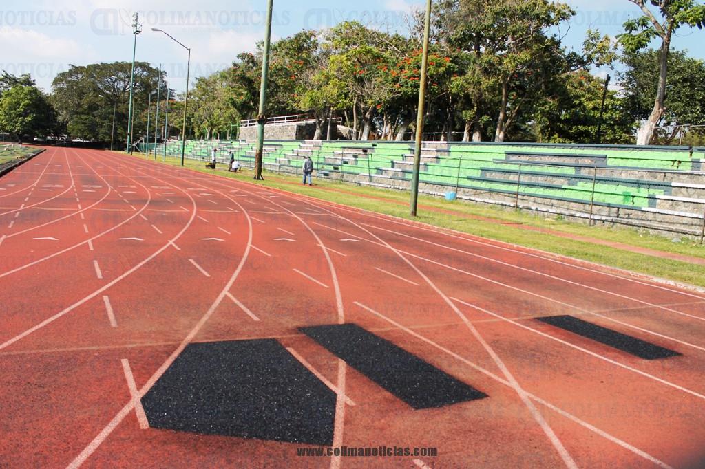 Remodelan pista de tartán de la Unidad Deportiva Morelos