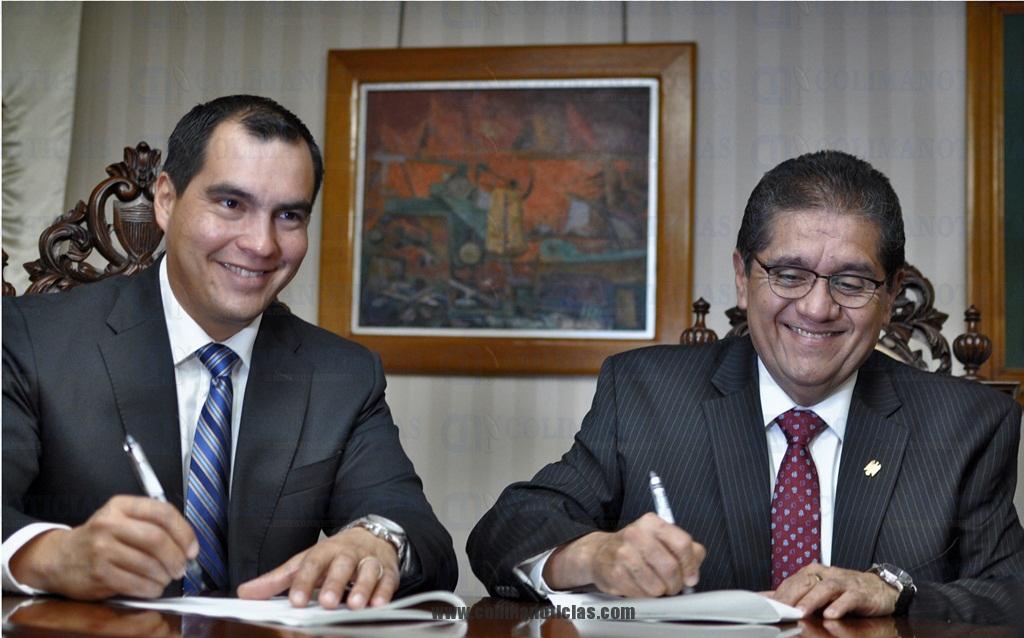 Firman convenio UdeC y Peña Colorada