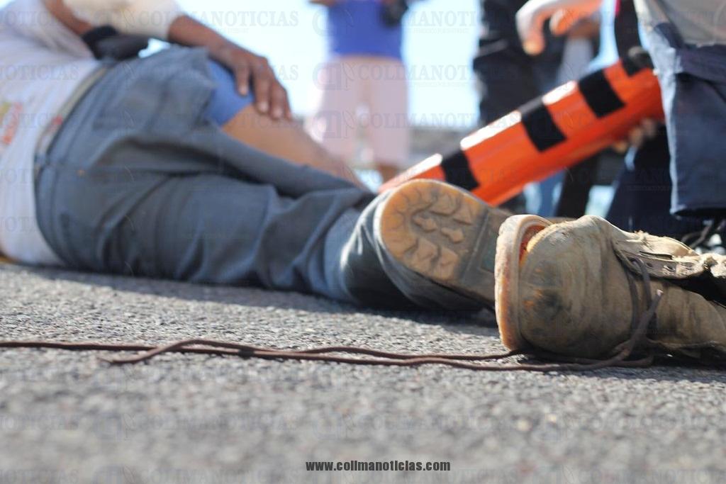 accidente MOTO HERIDO 1