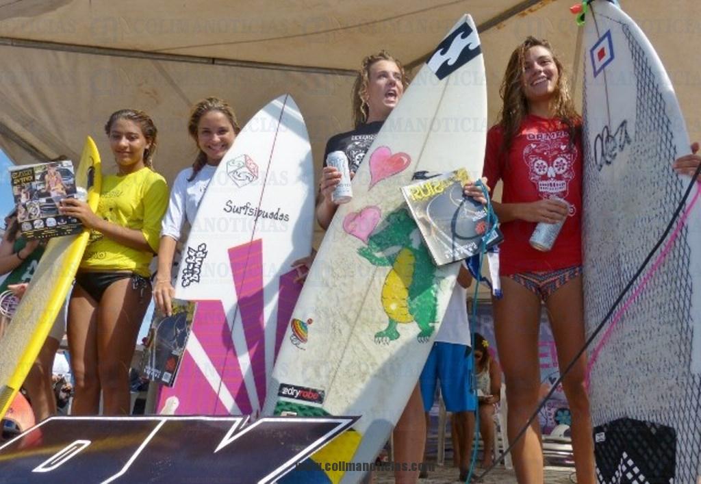 Ganadoras Torneo femenil de Surf