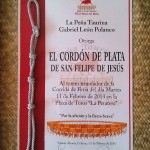 0092_FEBRERO2014_PEÑA TAURINA GABRIEL LEÓN POLANCO_Cordón de Plata