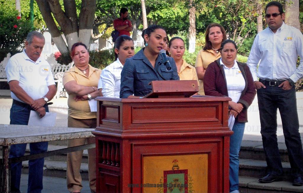 Indira Vizcaíno anuncia en ceremonia