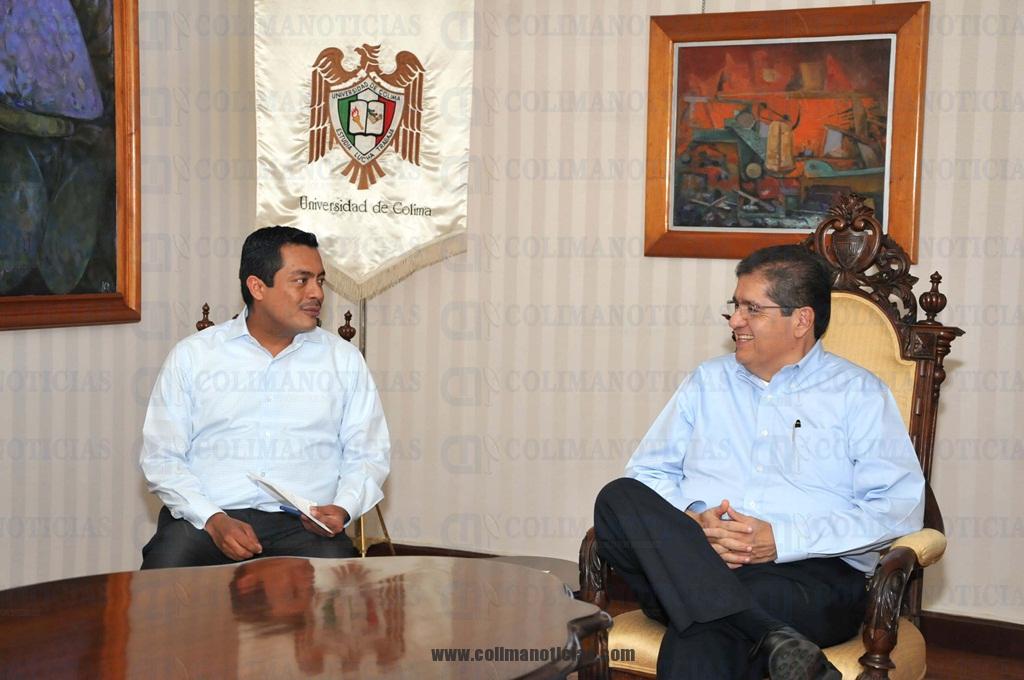Kike Rojas Visita al Rector