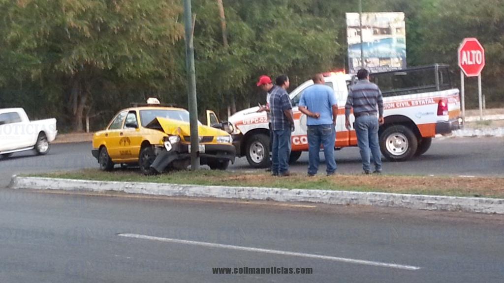 taxi choque 24 abr
