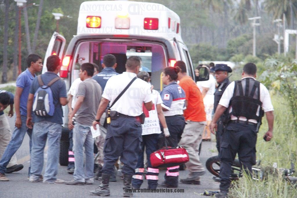 accidente de motociclistas