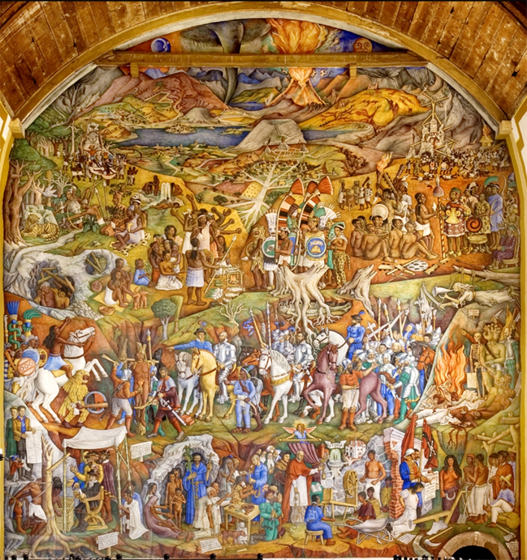 Mural Historia de Michoacán