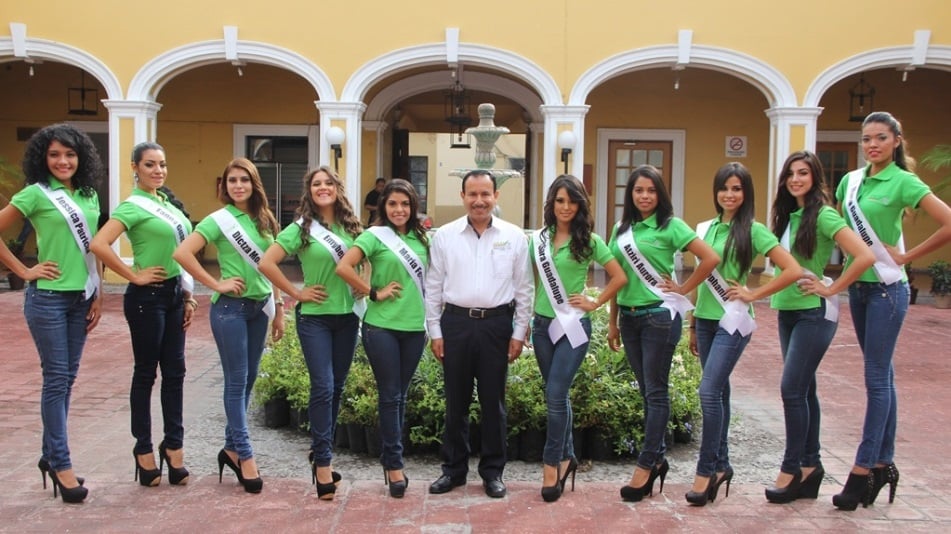 candidatas reina Colima2014