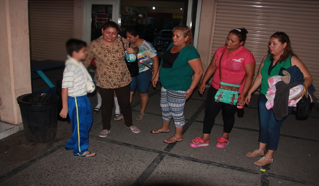 traslada nino quemado a la ciudad de Mexico