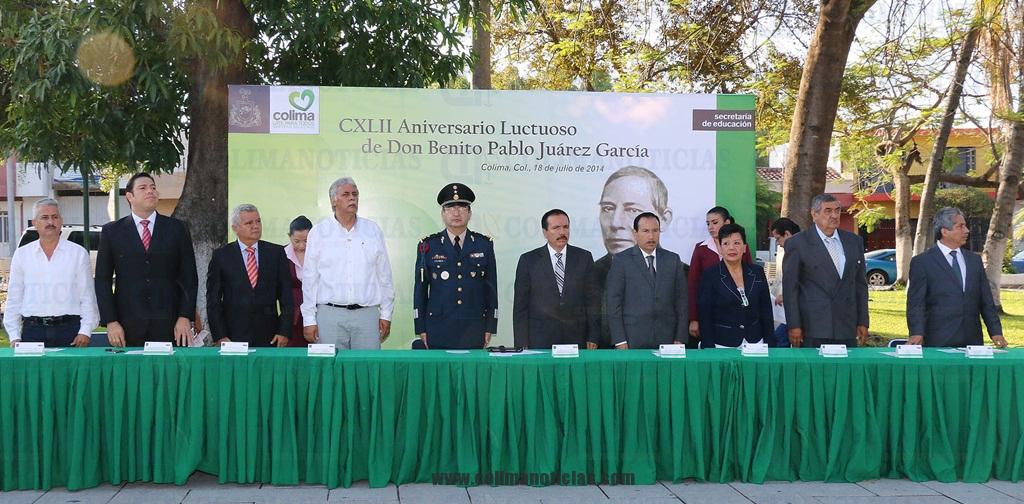 CXLII Aniversario Luctuoso de Benito Juárez