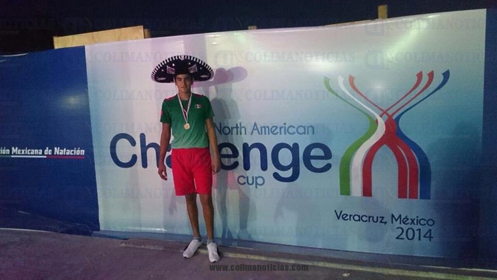Emiliano Mora en la Copa Challenge foto cortes+¡a de la Sra. Contreras de Mora