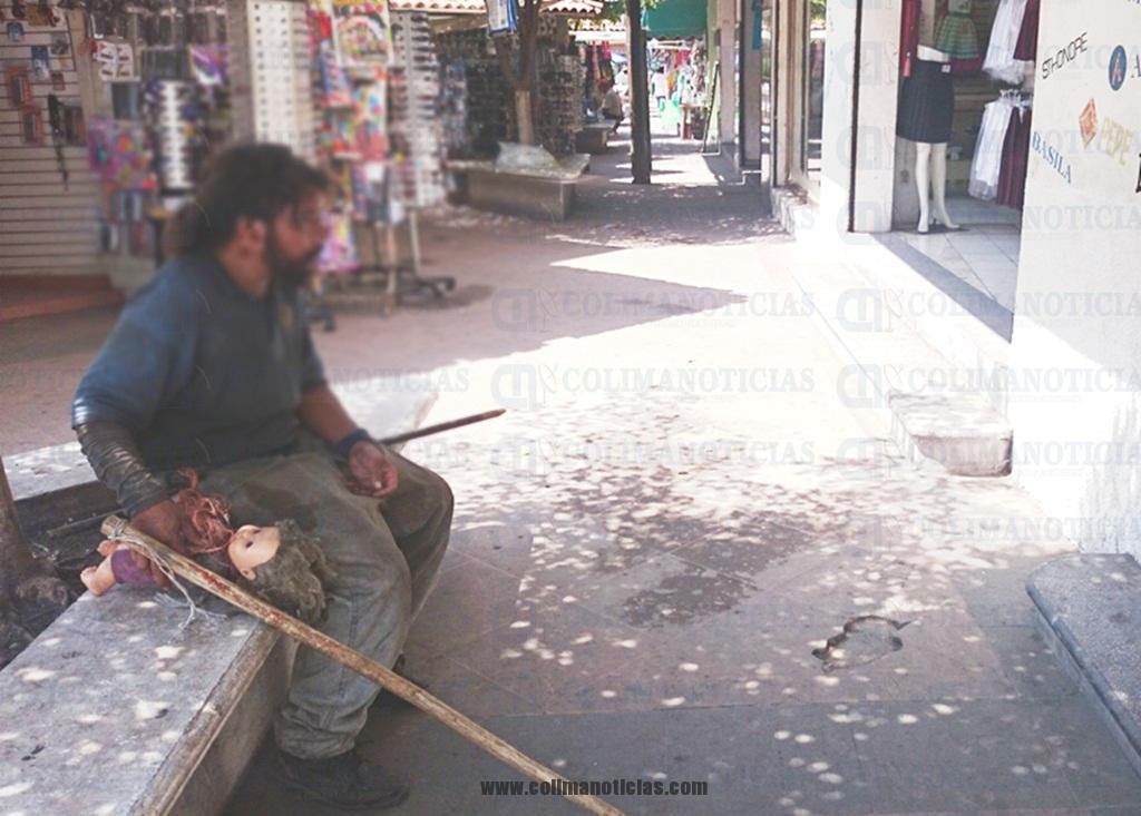 Indigentescentro historico de Tecomán