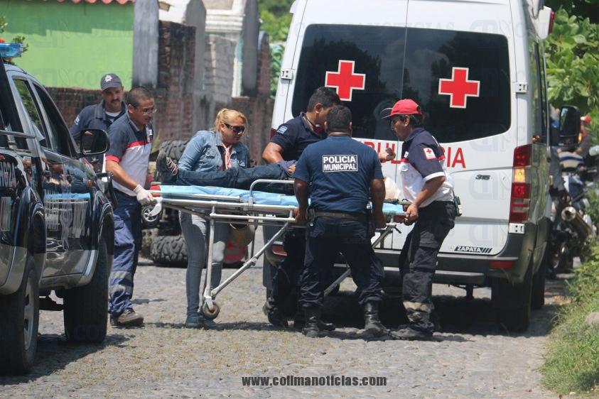 policia lesion cruz roja