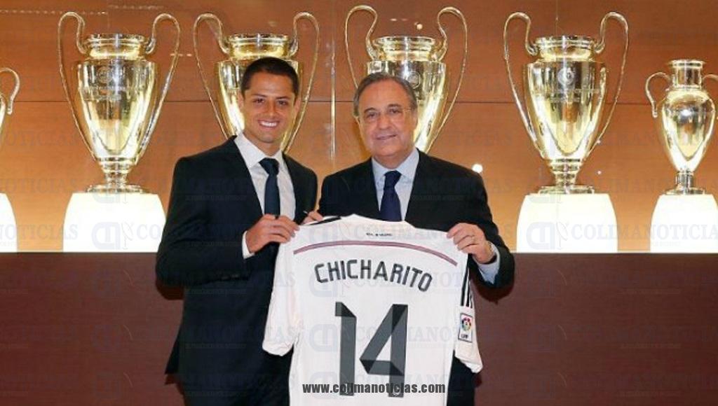 0001_SEPTIEMBRE_Chicharito Hernández presentado con el Real Madrid