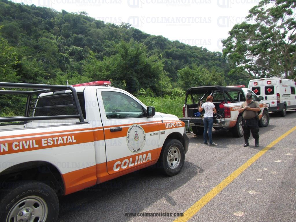 Auxilian a trabajador que cayó de un cerro en Pueblo Juárez