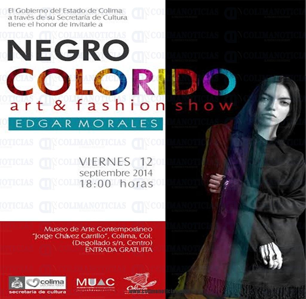 Edgar Morales presentará su colección de ropa Negro Colorido, en el MUAC