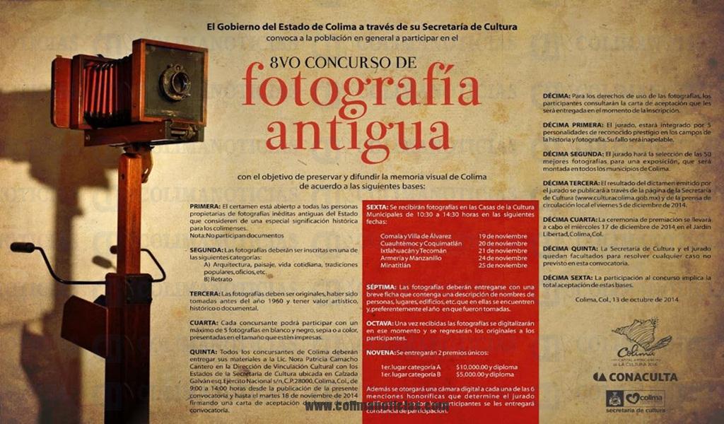 8vo. Concurso de Fotografía Antigua