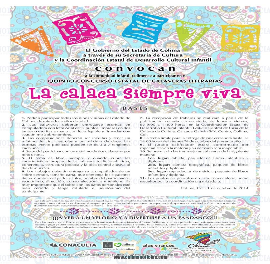 convocatoria CALACA SIEMPRE VIVA 2014