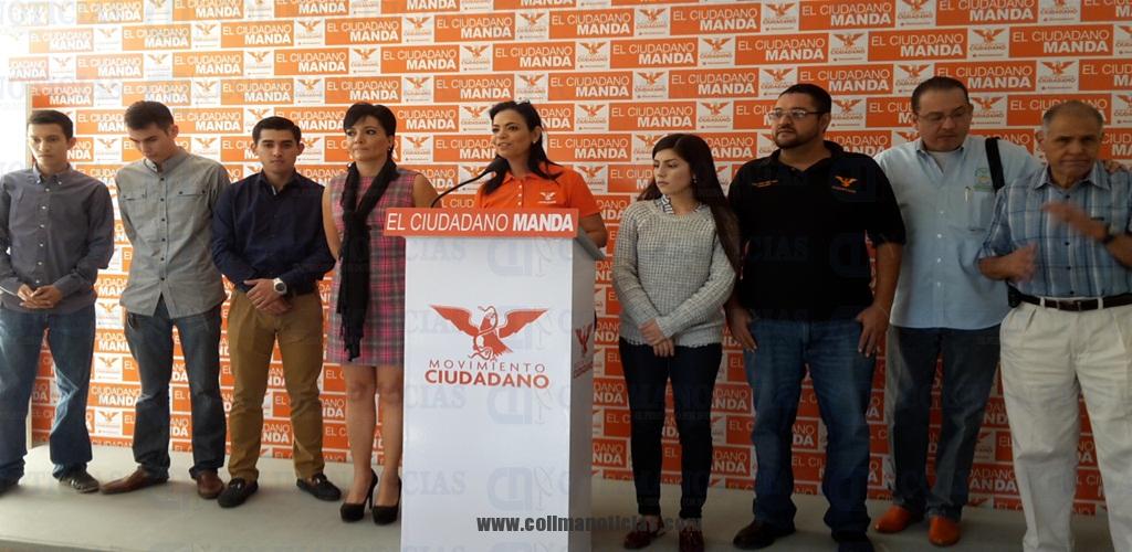 Movimiento Ciudadano a María Elena Abaroa