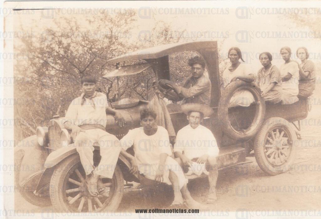 imagen tomada en 1928 en Boca de Pascuales Tecoman