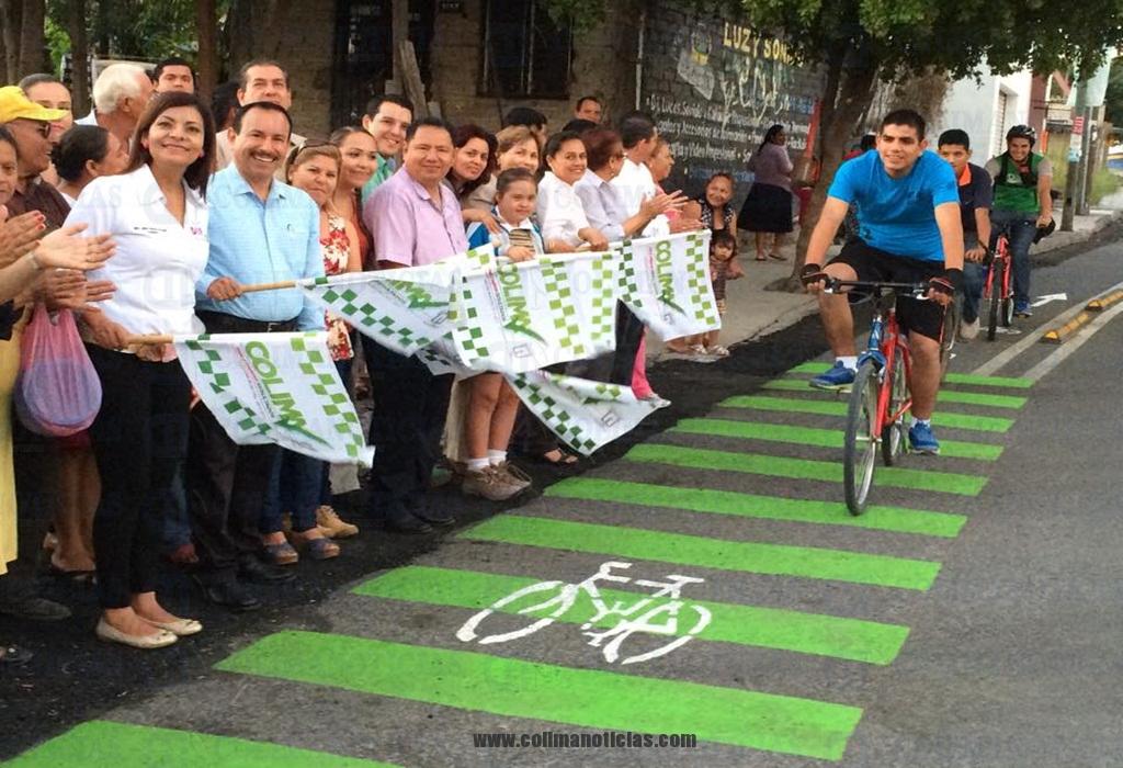 entrega ciclovia colima