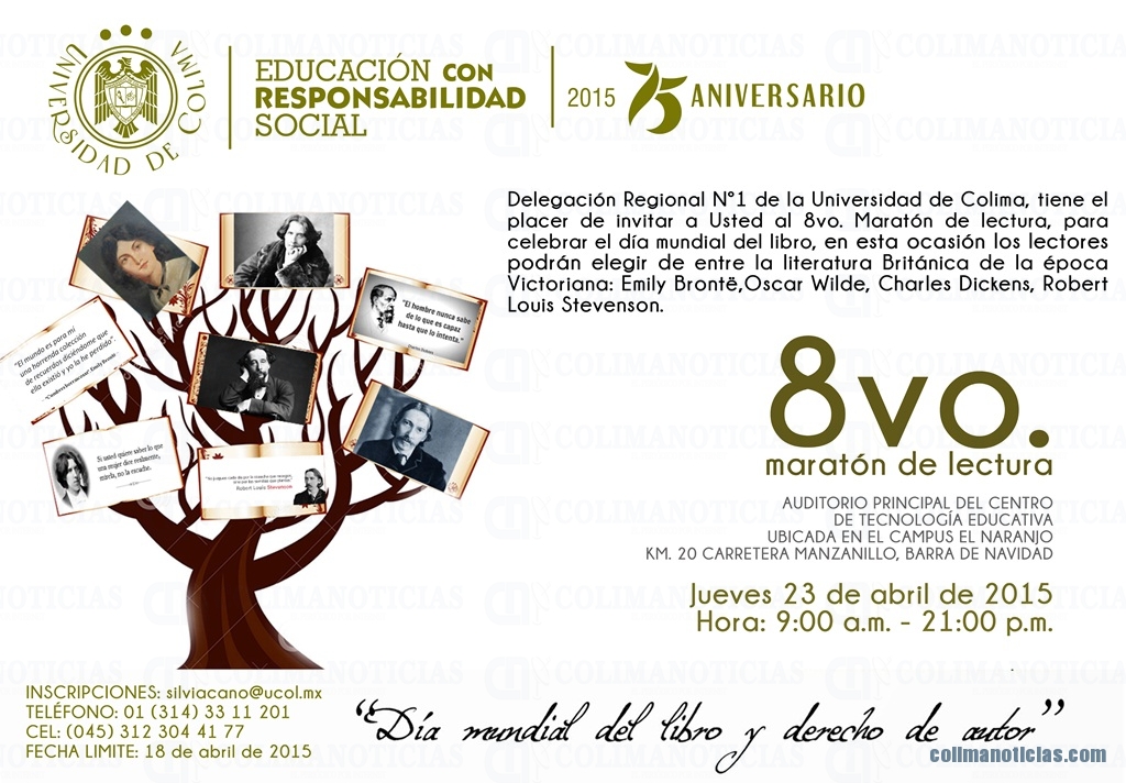 Octavo maratón de lectura en Manzanillo