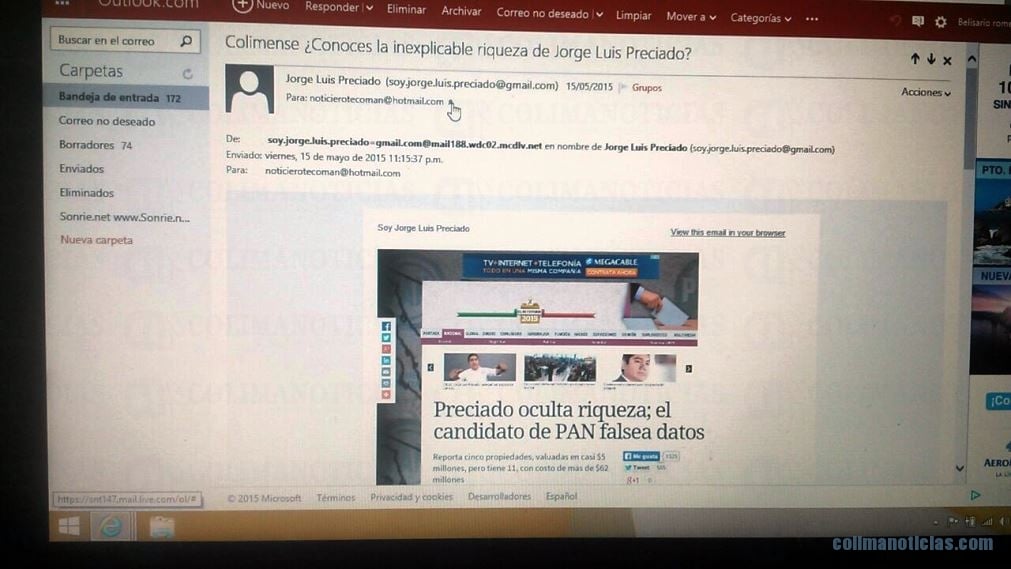 denuncia PAN guerra sucia