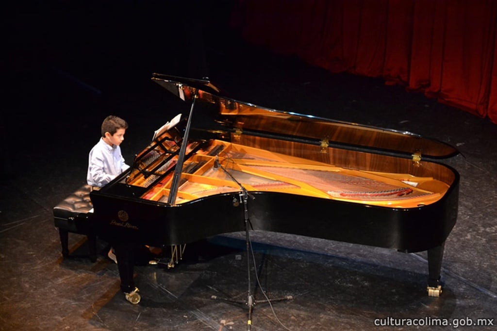 Festival de Talleres de Artes y Artesanías pianista niño