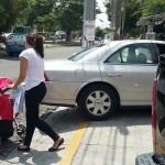 Obstrucción de banqueta