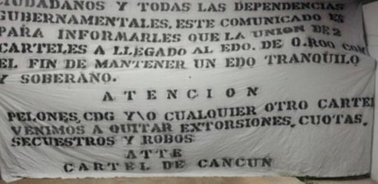 narcomanta proceso quintanaroo