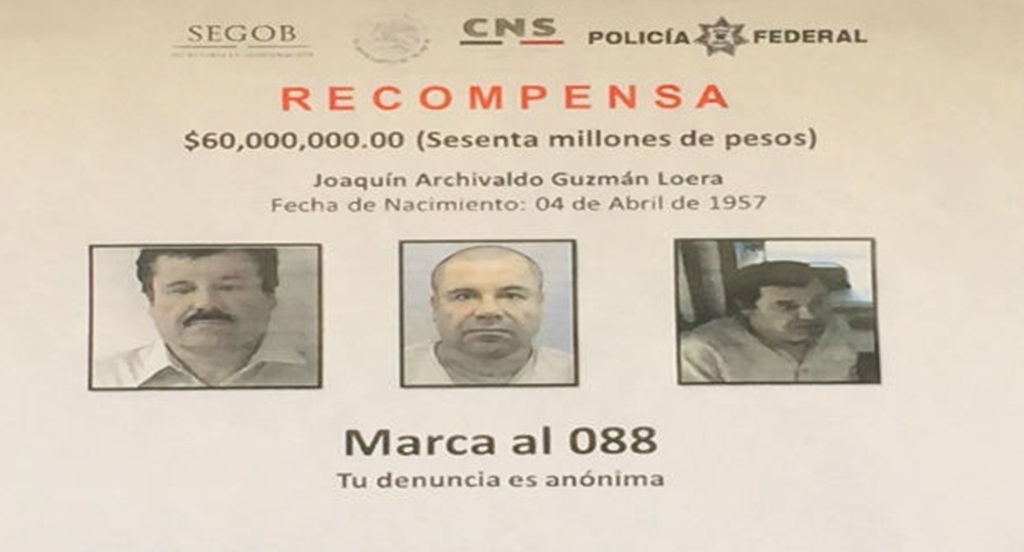 recompensa chapo