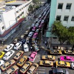 protestas taxis df 1