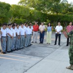 ALUMNOS EN EL BATALLON