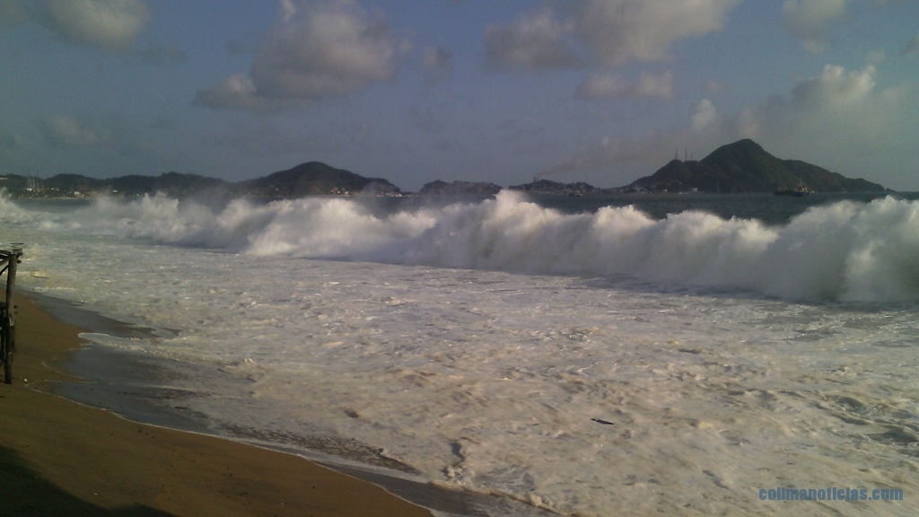 Alertan por corrientes de arrastre y marejada | Colima Noticias