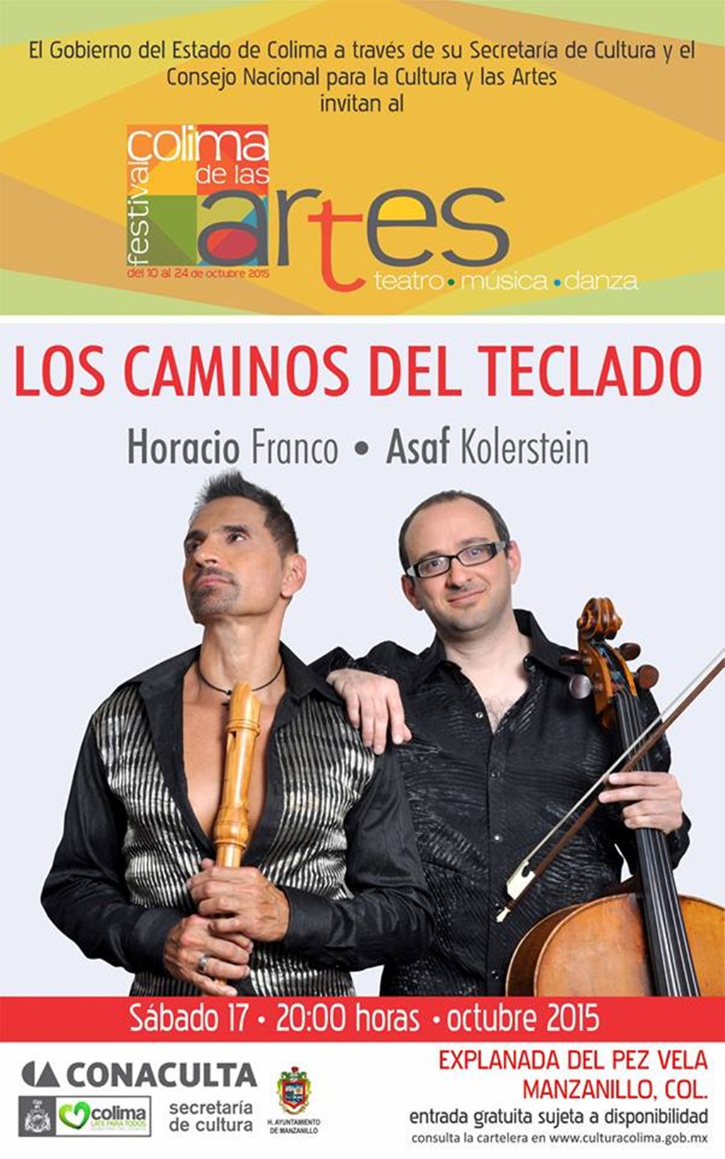 El flautista de talla internacional, Horacio Franco, ofrecerá concierto en Manzanillo