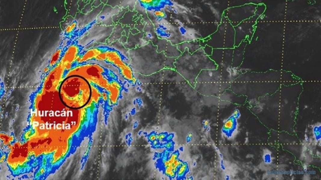 Huracán “Patricia” extremadamente peligroso