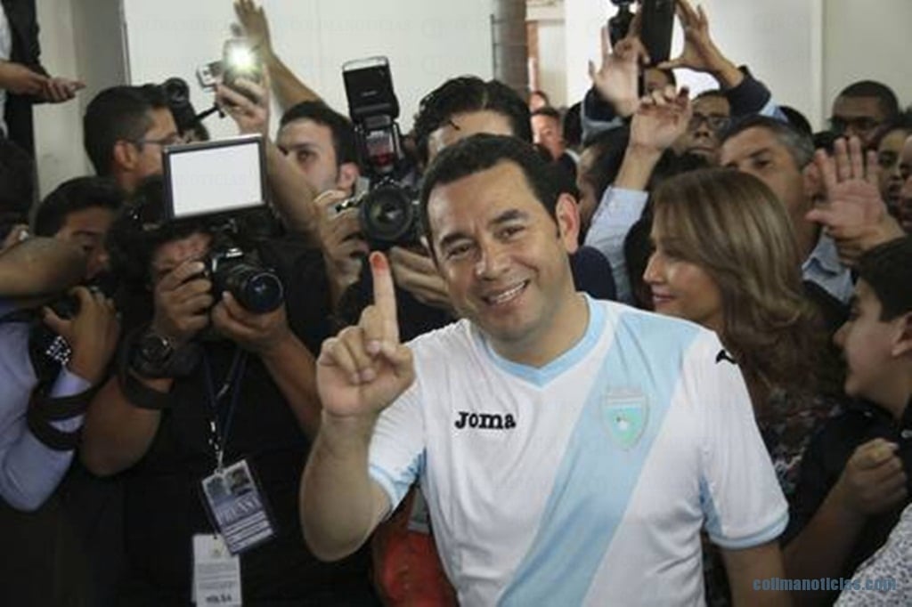 Jimmy Morales gana la presidencia de Guatemala