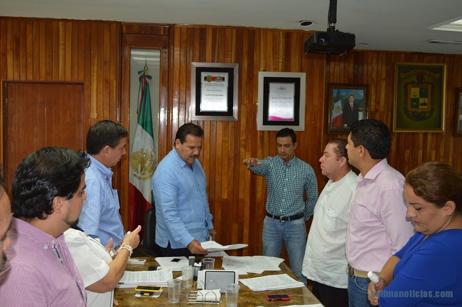 Prudencio de Anda Martínez protesta