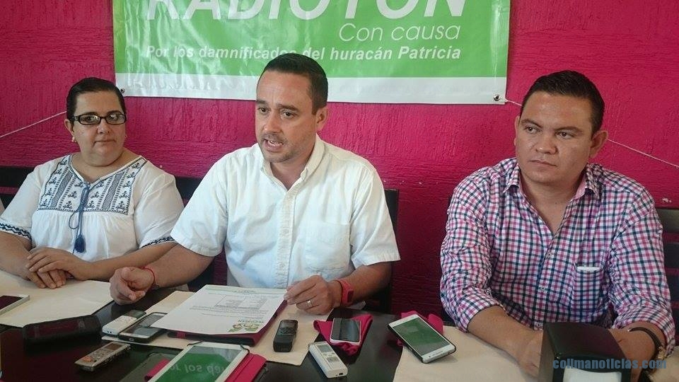 Organiza diputado local Santiago Chávez “Radiotón”, para colecta de víveres