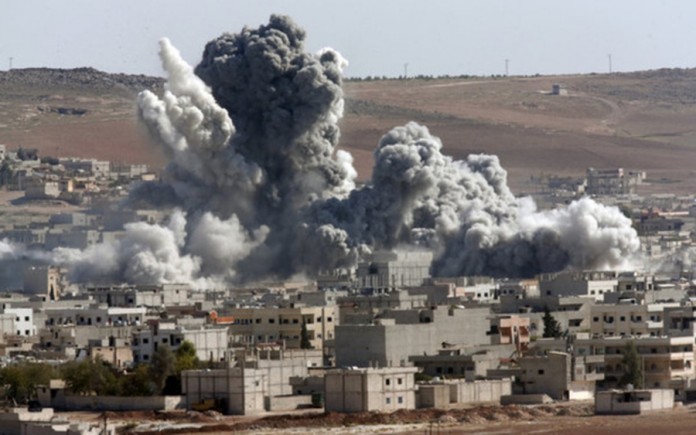 bombardeo de rusia