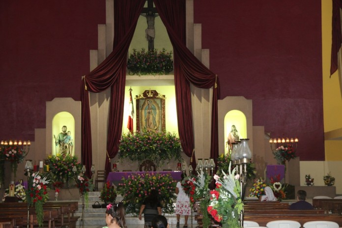 recorrido de la virgen