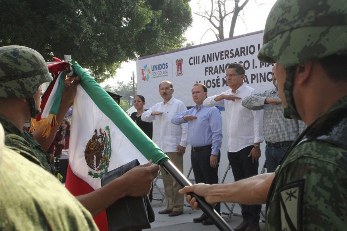 Ayto de Colima conmemora aniversario luctuoso de Francisco I. Madero y de Pino Suárez